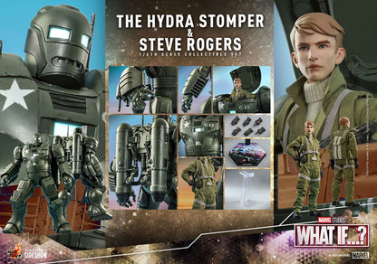 HOT TOYS - Marvel - What If...? 1:6 Action Doll Steve Rogers & The Hydra Stomper  TMS060