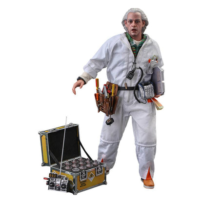 HOT TOYS - Back to the Future - Doc Brown (DeLuxe Ver) - Movie Masterpiece 1:6 Action Doll MMS610