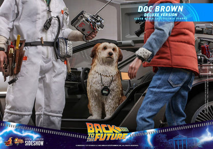 HOT TOYS - Back to the Future - Doc Brown (DeLuxe Ver) - Movie Masterpiece 1:6 Action Doll MMS610