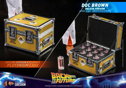 HOT TOYS - Back to the Future - Doc Brown (DeLuxe Ver) - Movie Masterpiece 1:6 Action Doll MMS610