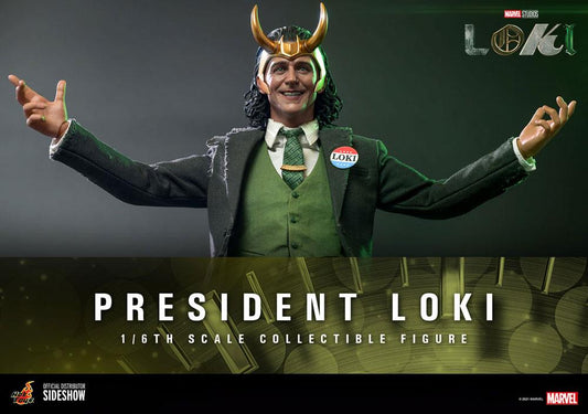 HOT TOYS - Marvel - Loki 1:6 Action Doll President Loki