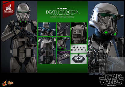 HOT TOYS - Star Wars 1:6 Action Doll Death Trooper (Black Chrome) 2022 Convention EXCLUSIVE MMS621