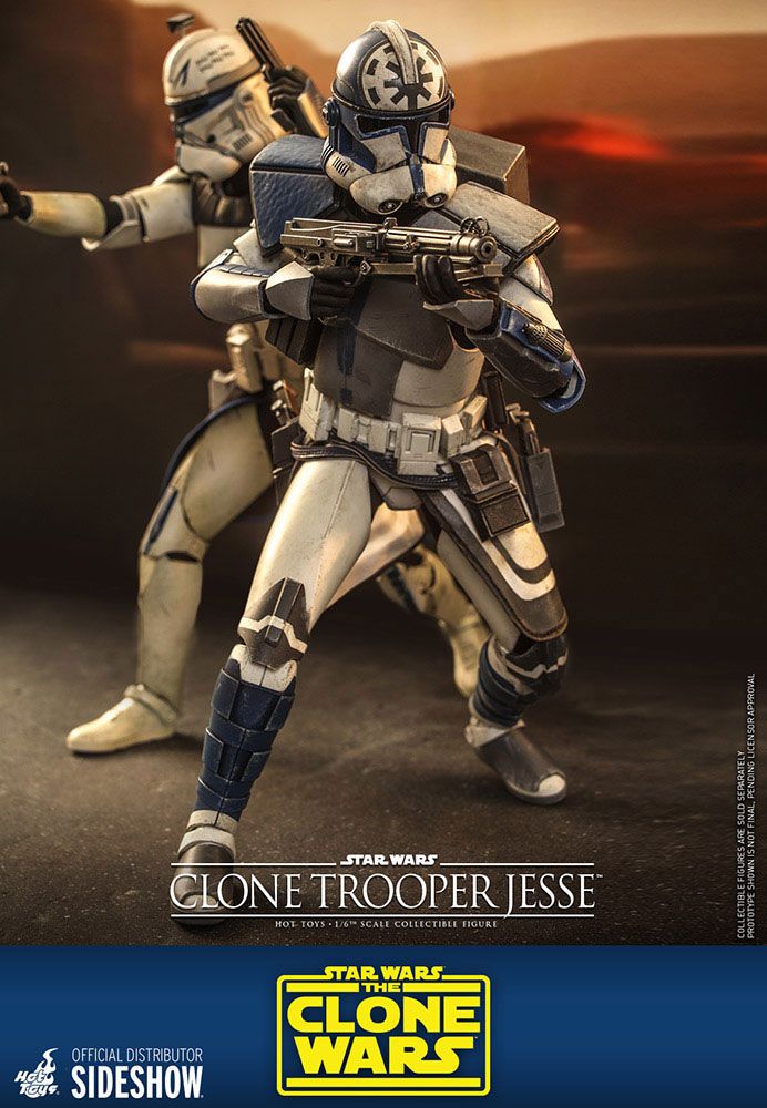 HOT TOYS - Star Wars The Clone Wars Action Figure 1/6 Clone Trooper Jesse