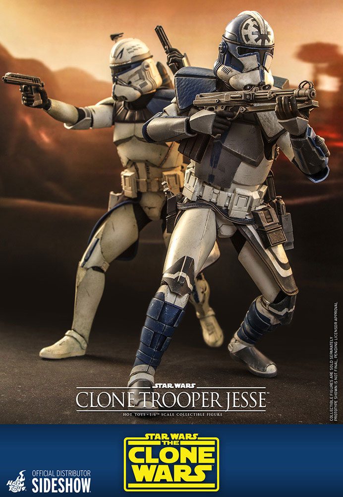 HOT TOYS - Star Wars The Clone Wars 1:6 Action Doll Clone Trooper Jesse TMS064