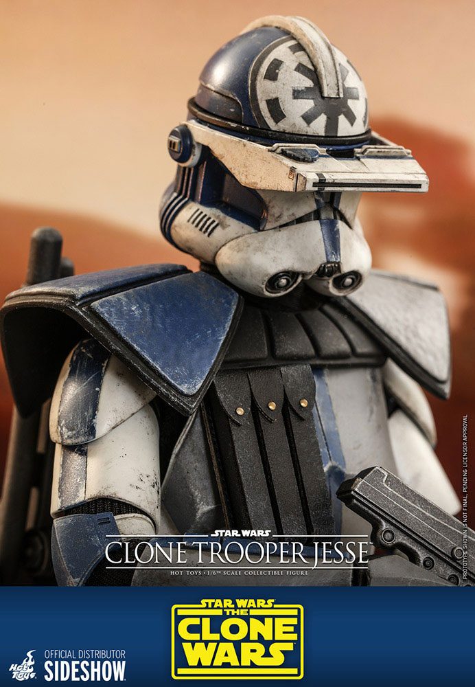 HOT TOYS - Star Wars The Clone Wars Action Figure 1/6 Clone Trooper Jesse