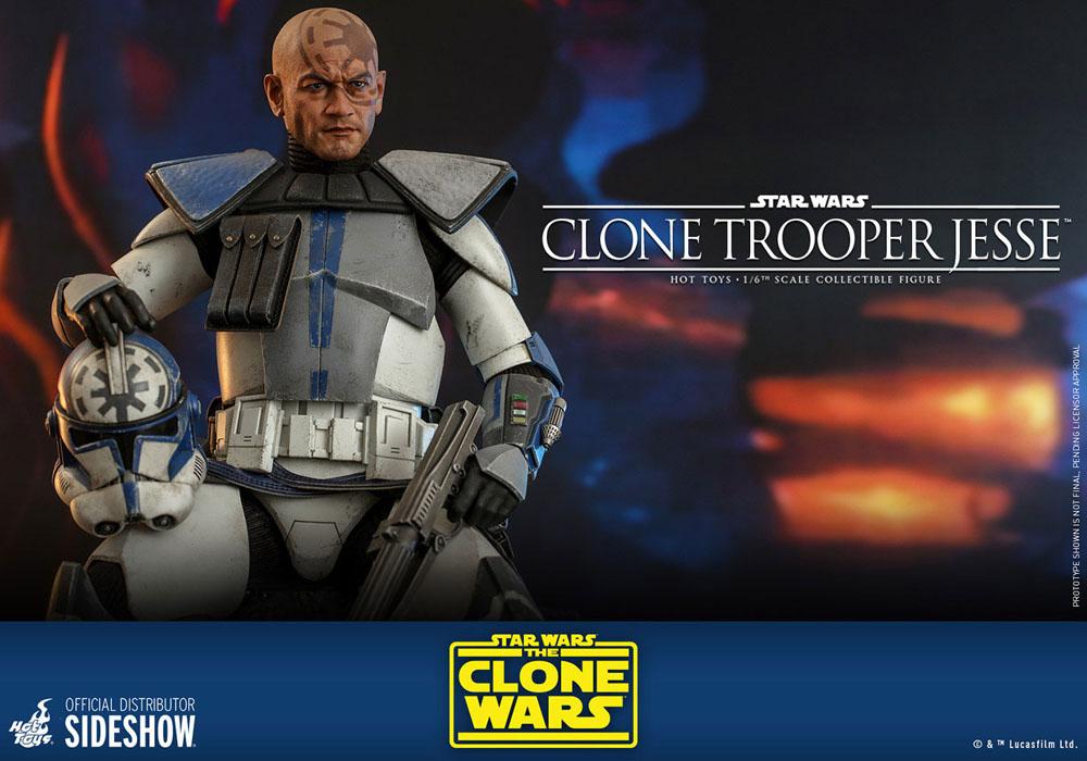 HOT TOYS - Star Wars The Clone Wars Action Figure 1/6 Clone Trooper Jesse