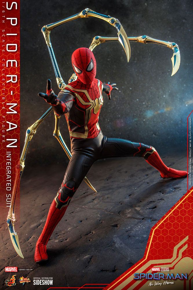 HOT TOYS - Spider-Man: No Way Home  Spider-Man (Integrated Suit) MMS623