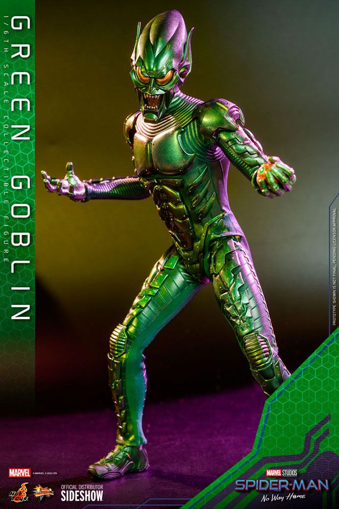 HOT TOYS - Spider-Man: No Way Home Movie Masterpiece Action Figure 1/6 Green Goblin MMS630