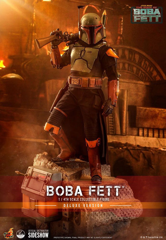 HOT TOYS - Star Wars The Book of Boba Fett 1:4 Action Doll Boba Fett (DeLuxe Ver) QS023