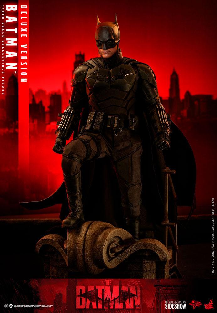 HOT TOYS - Dc Comics - The Batman Movie Masterpiece 1:6 Action Doll Batman DeLuxe Ver