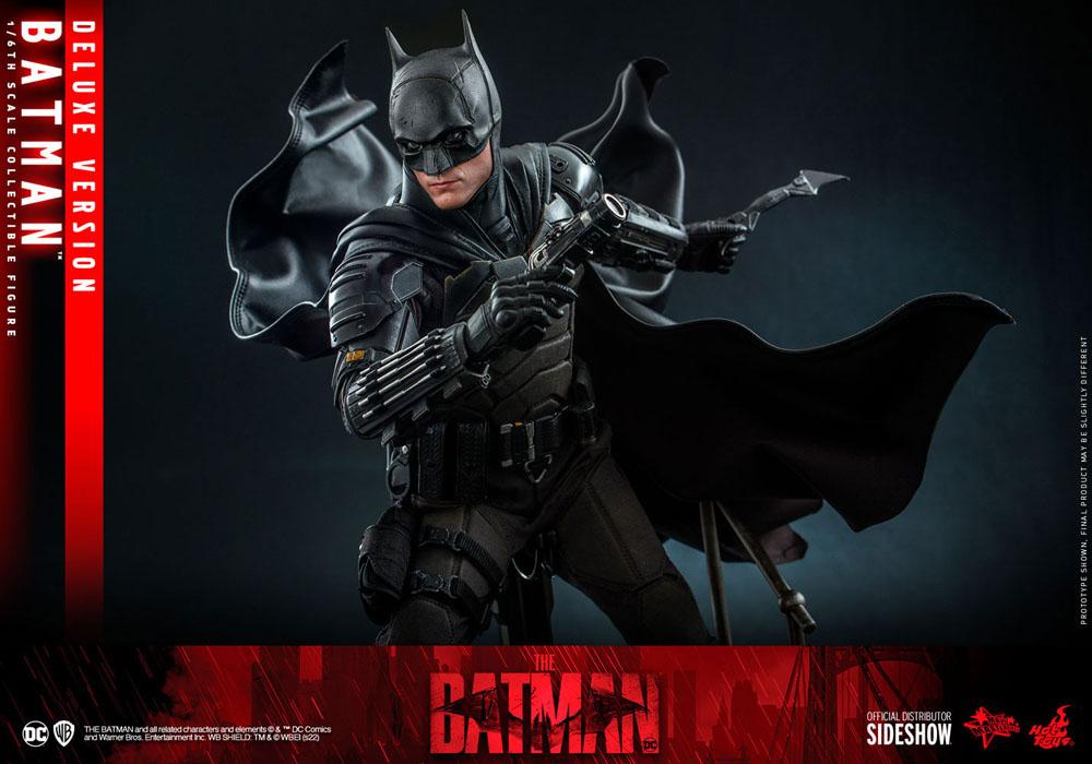 HOT TOYS - Dc Comics - The Batman Movie Masterpiece 1:6 Action Doll Batman DeLuxe Ver