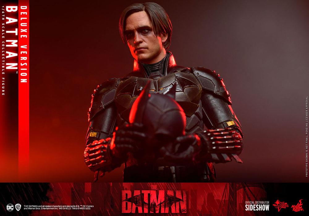 HOT TOYS - Dc Comics - The Batman Movie Masterpiece 1:6 Action Doll Batman DeLuxe Ver