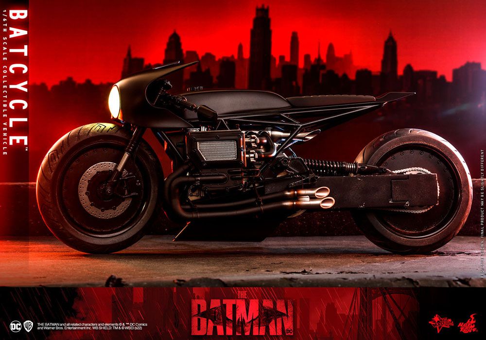 HOT TOYS - Dc Comics - The Batman Movie Masterpiece 1:6 Action Doll Batcycle