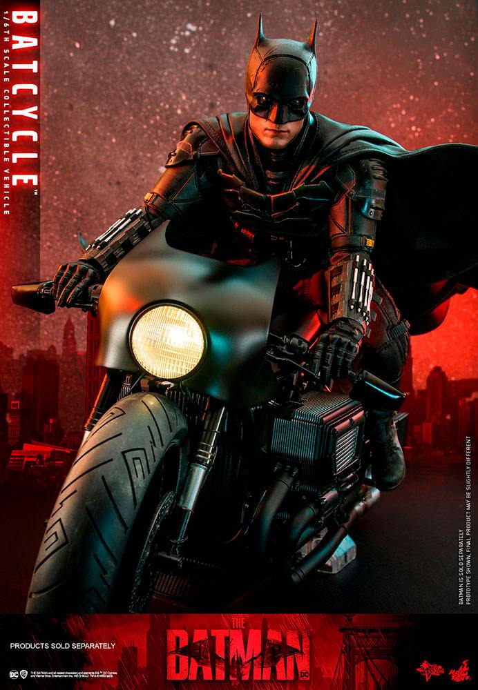 HOT TOYS - Dc Comics - The Batman Movie Masterpiece 1:6 Action Doll Batcycle