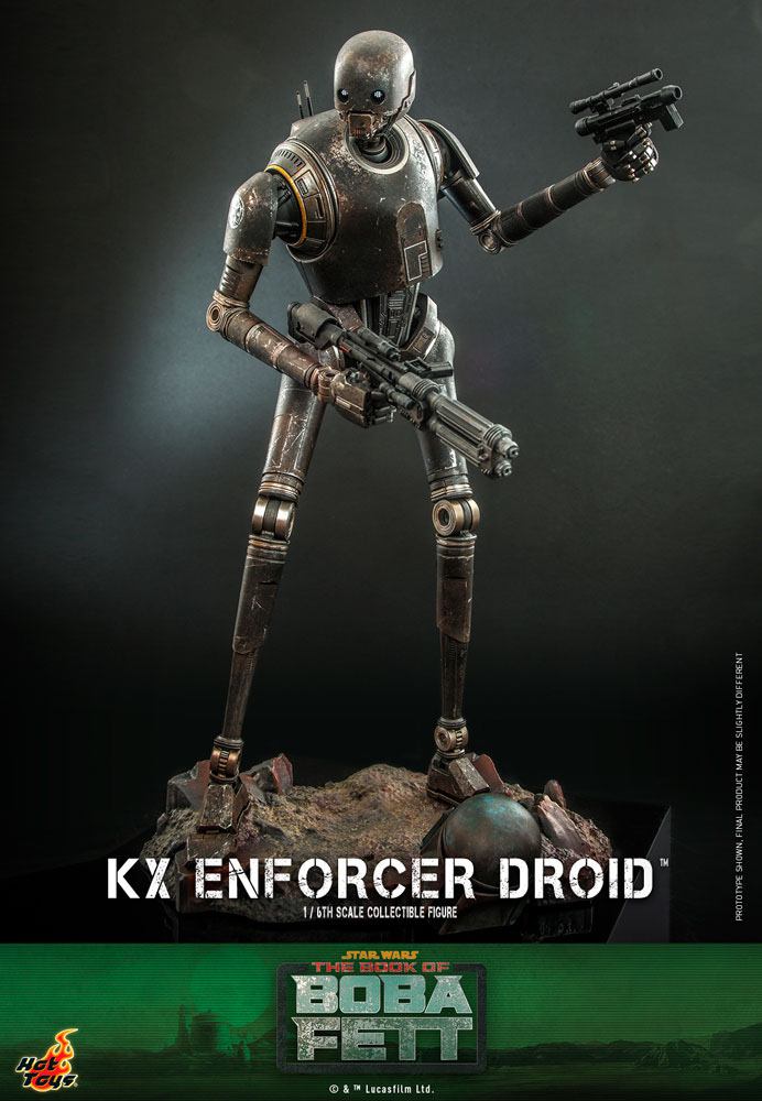 HOT TOYS - Star Wars The Book of Boba Fett - KX Enforcer Droid 1:6 Scale Figure  TMS072