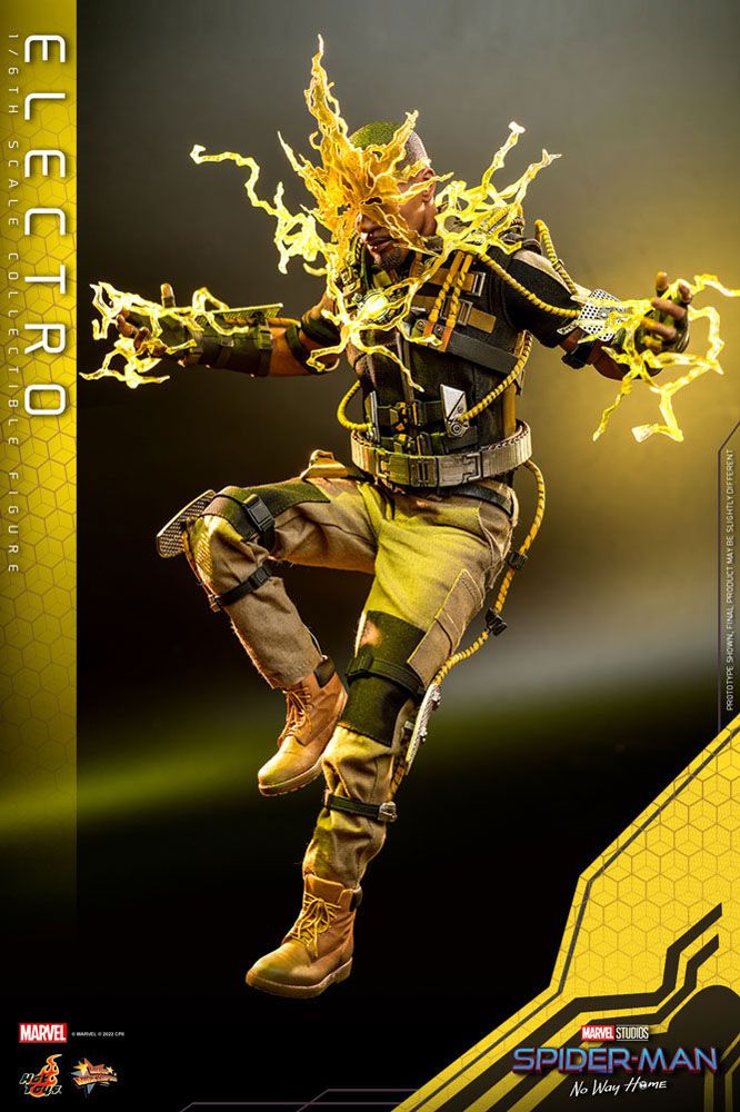 OFFERTA HOT TOYS - Marvel - The Amazing Spider-Man 2 Movie Masterpiece Action Doll 1:6 Electro MMS644