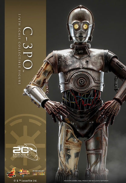 HOT TOYS - Star Wars Episode II 1:6 Action Doll C-3PO Die Cast MMS650 - D46