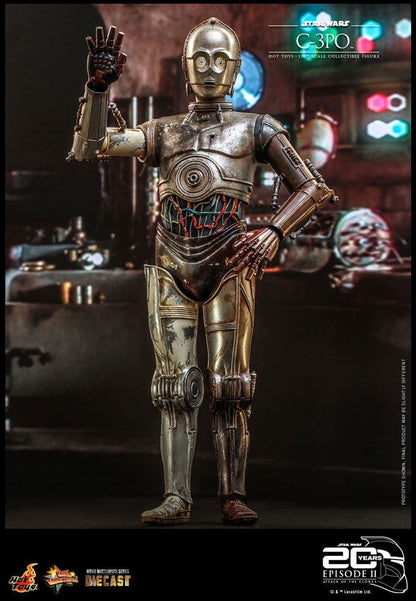 HOT TOYS - Star Wars Episode II 1:6 Action Doll C-3PO Die Cast MMS650 - D46