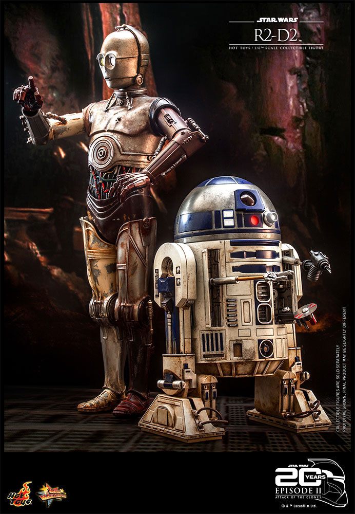 HOT TOYS - Star Wars: Episode II Action Figure 1/6 R2-D2