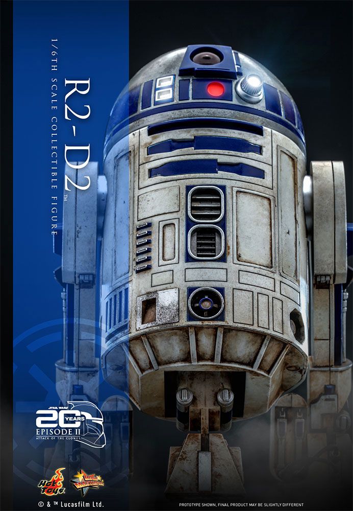 HOT TOYS - Star Wars: Episode II Action Figure 1/6 R2-D2