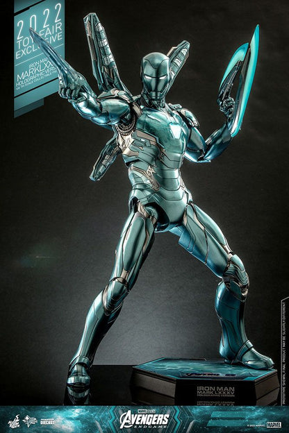 HOT TOYS - Marvel - Avengers Endgame Die Cast 1:6 Action Doll Iron Man Mark LXXXV (Holographic Ver) 2022 Toy Fair EXCLUSIVE