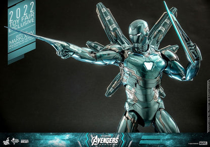 HOT TOYS - Marvel - Avengers Endgame Die Cast 1:6 Action Doll Iron Man Mark LXXXV (Holographic Ver) 2022 Toy Fair EXCLUSIVE