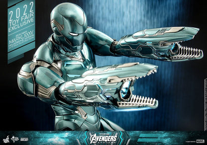 HOT TOYS - Marvel - Avengers Endgame Die Cast 1:6 Action Doll Iron Man Mark LXXXV (Holographic Ver) 2022 Toy Fair EXCLUSIVE