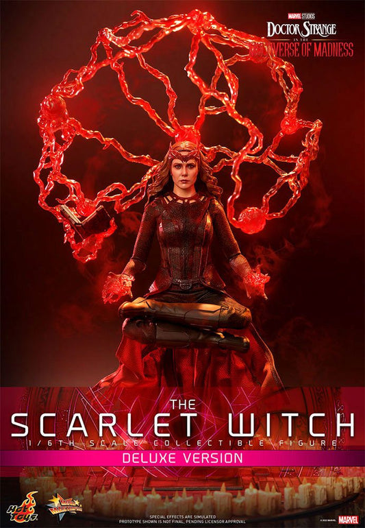 HOT TOYS - Marvel - Doctor Strange in The Multiverse of Madness Movie Masterpiece 1:6 Action Doll The Scarlett Witch (DeLuxe Ver)