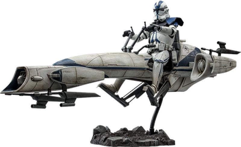 HOT TOYS - Star Wars The Clone Wars 1:6 Action Doll Commander Appo & Barc Speeder