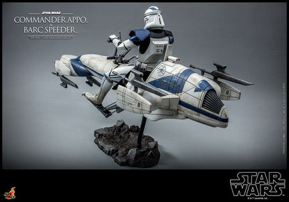 HOT TOYS - Star Wars The Clone Wars 1:6 Action Doll Commander Appo & Barc Speeder