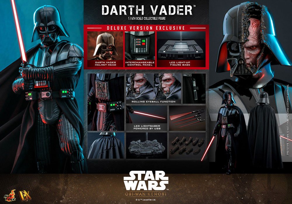 HOT TOYS - Star Wars: Obi-Wan Kenobi - Darth Vader Deluxe Version