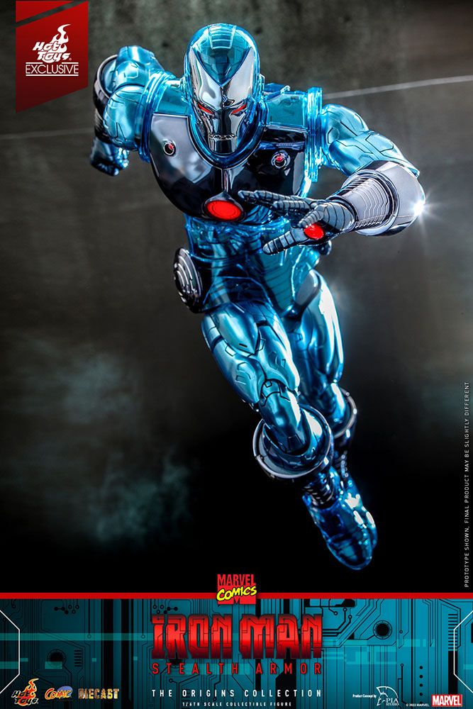 HOT TOYS - Marvel Comics Diecast Action Figure 1/6 Iron Man (Stealth Armor) Hot Toys Exclusive