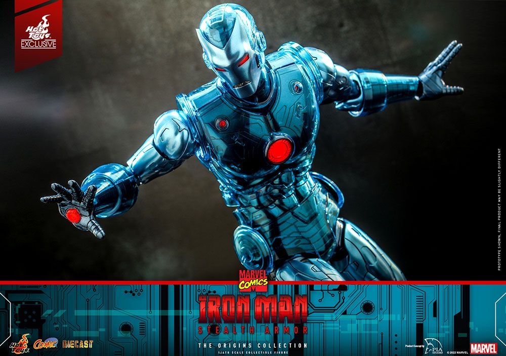 HOT TOYS - Marvel Comics Diecast Action Figure 1/6 Iron Man (Stealth Armor) Hot Toys Exclusive