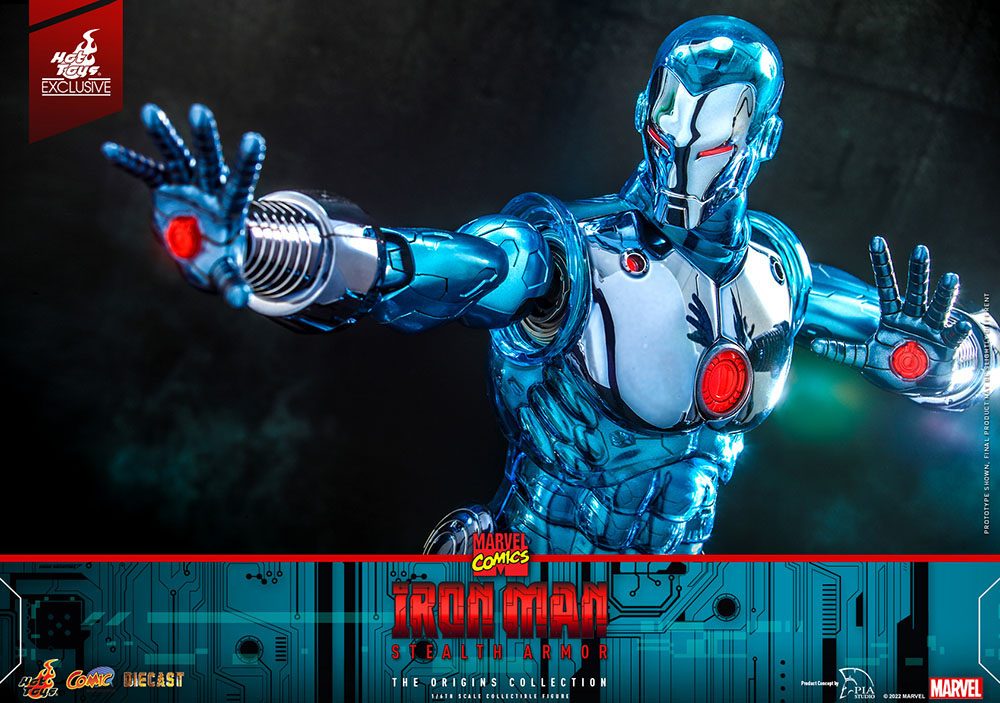 HOT TOYS - Marvel Comics Diecast Action Figure 1/6 Iron Man (Stealth Armor) Hot Toys Exclusive