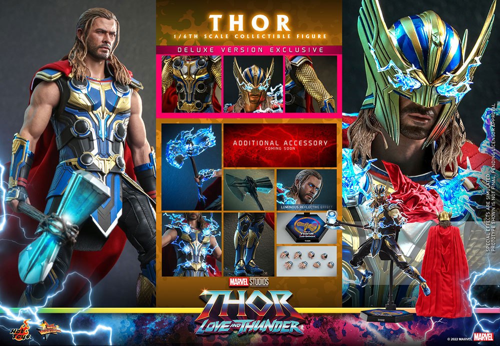 HOT TOYS - Marvel - Thor Love and Thunder Masterpiece 1:6 Action Doll Thor (DeLuxe Ver)