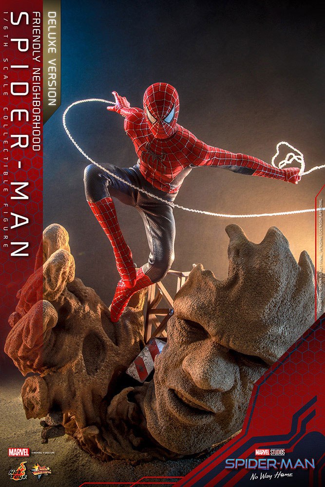 HOT TOYS - Marvel - Spider-Man No Way Home 1:6 Action Doll Friendly Neighborhood Spider-Man (DeLuxe Ver)