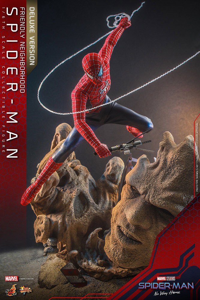 HOT TOYS - Marvel - Spider-Man No Way Home 1:6 Action Doll Friendly Neighborhood Spider-Man (DeLuxe Ver)