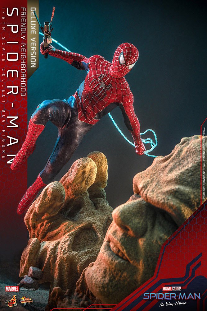 HOT TOYS - Marvel - Spider-Man No Way Home 1:6 Action Doll Friendly Neighborhood Spider-Man (DeLuxe Ver)