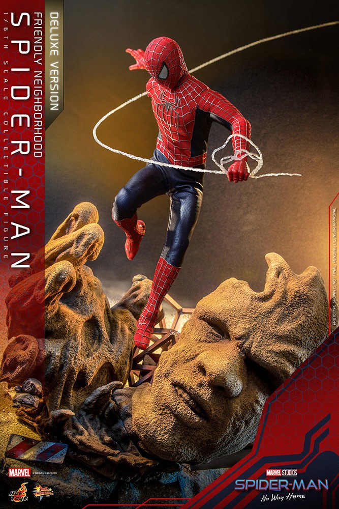 HOT TOYS - Marvel - Spider-Man No Way Home 1:6 Action Doll Friendly Neighborhood Spider-Man (DeLuxe Ver)