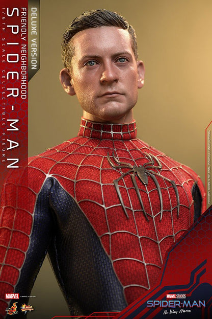 HOT TOYS - Marvel - Spider-Man No Way Home 1:6 Action Doll Friendly Neighborhood Spider-Man (DeLuxe Ver)