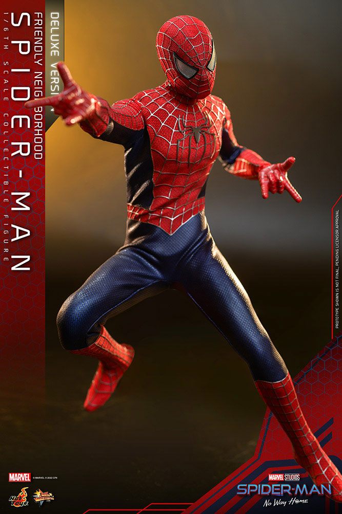 HOT TOYS - Marvel - Spider-Man No Way Home 1:6 Action Doll Friendly Neighborhood Spider-Man (DeLuxe Ver)