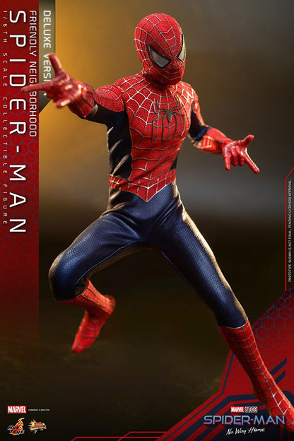 HOT TOYS - Marvel - Spider-Man No Way Home 1:6 Action Doll Friendly Neighborhood Spider-Man (DeLuxe Ver)