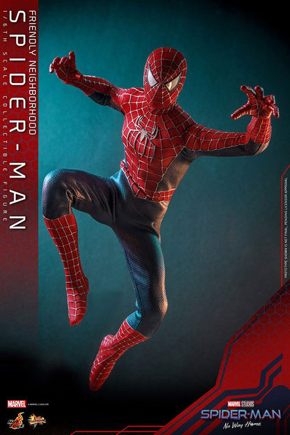 HOT TOYS - Marvel - Spider-Man No Way Home Movie Masterpiece 1:6 Action Doll Friendly Neighborhood Spider-Man