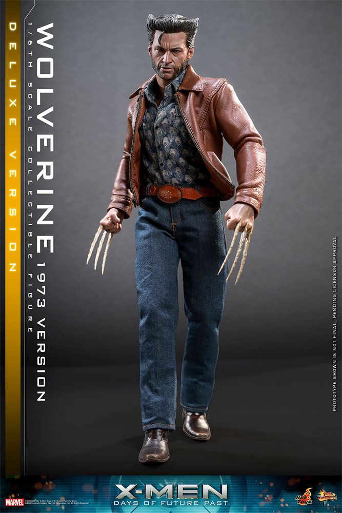 HOT TOYS - Marvel - Legends: 1:6 Action Dolls X-Man Days of Future Past Wolverine (1973 Ver) DeLuxe Ver