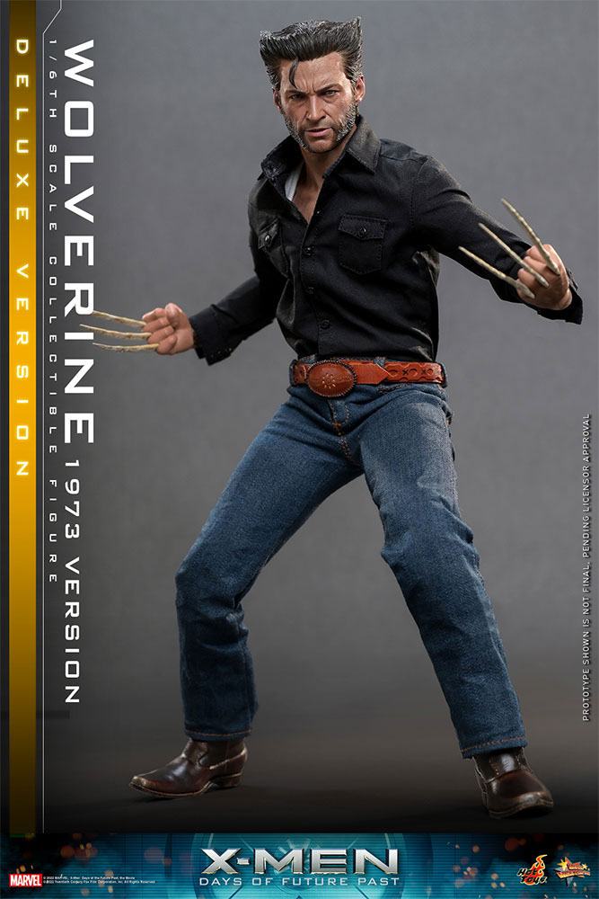 HOT TOYS - Marvel - Legends: 1:6 Action Dolls X-Man Days of Future Past Wolverine (1973 Ver) DeLuxe Ver