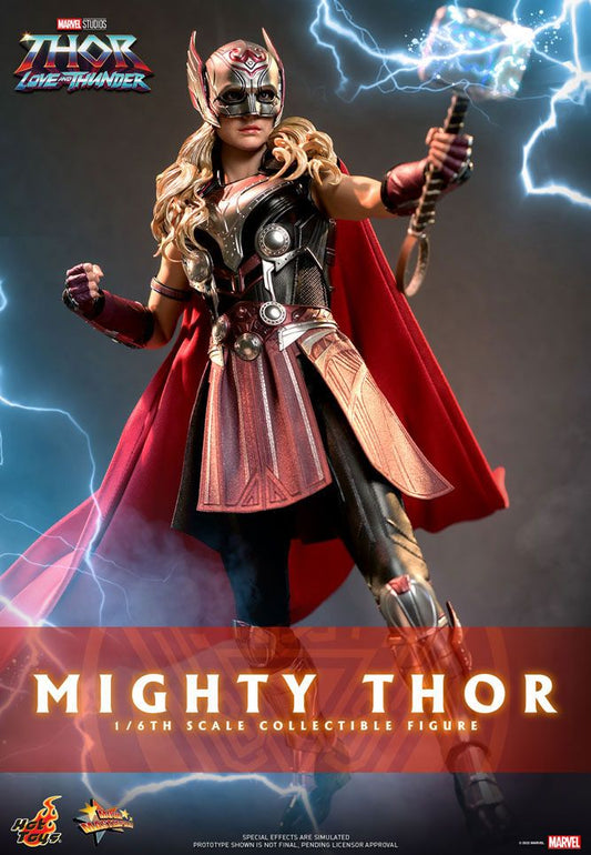 HOT TOYS - Marvel - Thor Love and Thunder Masterpiece 1:6 Action Doll Mighty Thor  MMS663