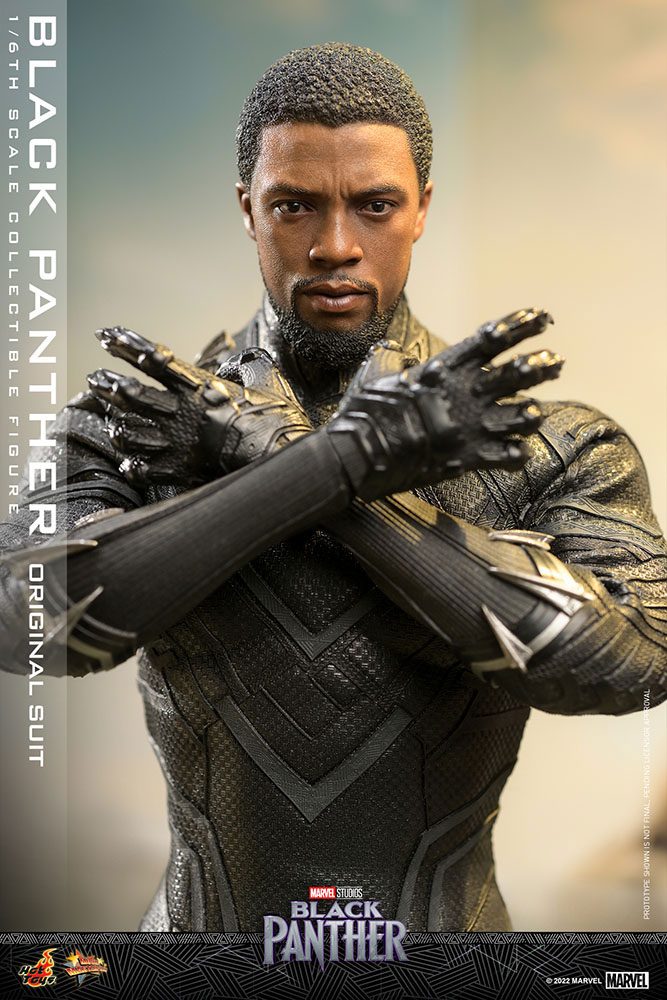 HOT TOYS - Marvel - Black Panther Movie Masterpiece Action Figure 1/6 Black Panther (Original Suit)