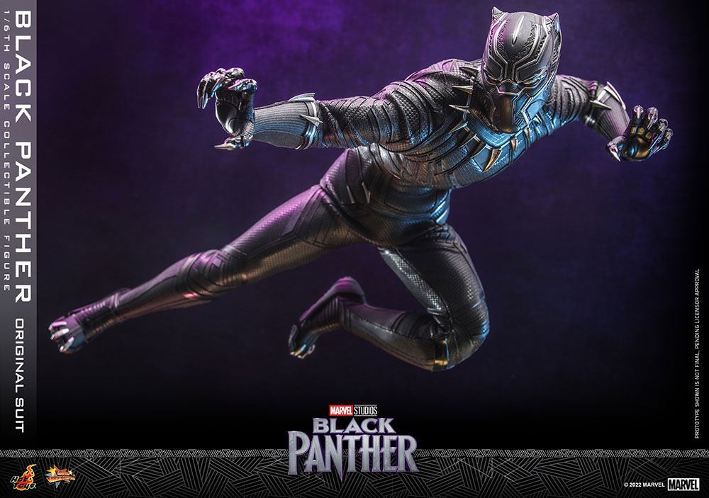 HOT TOYS - Marvel - Black Panther Movie Masterpiece Action Figure 1/6 Black Panther (Original Suit)