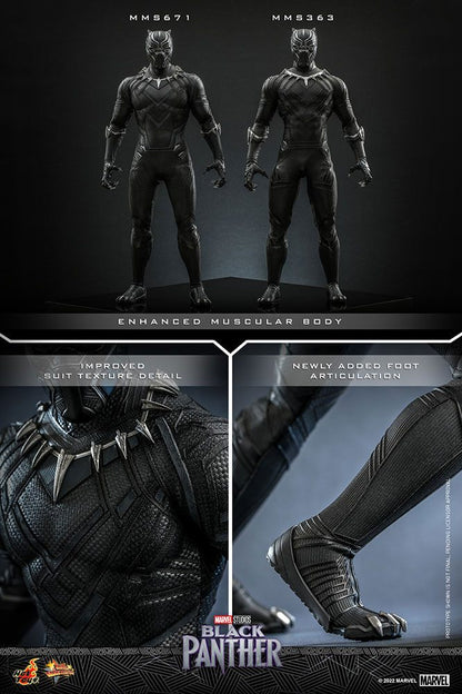 HOT TOYS - Marvel - Black Panther Movie Masterpiece Action Figure 1/6 Black Panther (Original Suit)