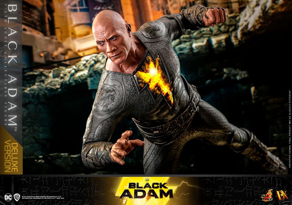 HOT TOYS - Dc Comics - Black Adam DX 1:6 Action Doll Black Adam DeLuxe Ver